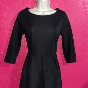 Fervour for ModCloth vintage style, retro look black dress, size small